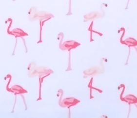 Pink Flamingo Crib Sheet